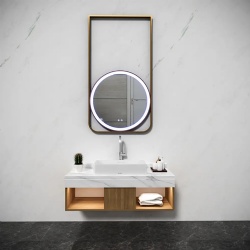 Modern bathroom vanities and mirror