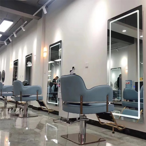Beauty Salon LED Lighted Mirror and Furniture