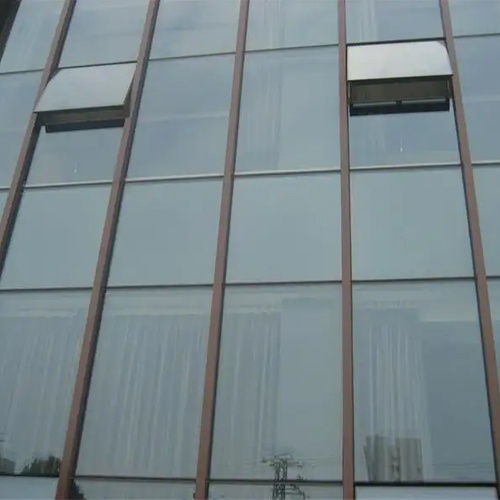 Curtain Wall System with Aluminum and Glass