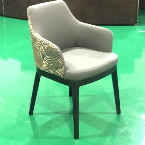Dining Chair with Accent Outside Upholstery