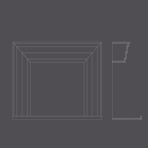 Erte Fireplace Mantel Design