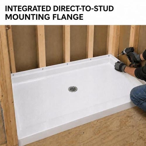 acrylic solid surface shower pan