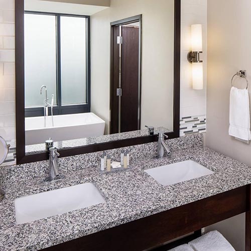 granite countertop bathroom vanity