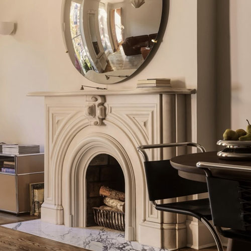 Marble Fireplace Mantel Design