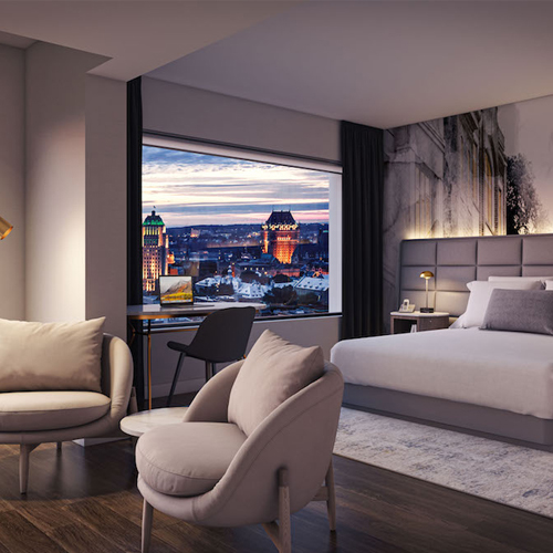 The Hilton Quebec unveils an early peek at its renovation