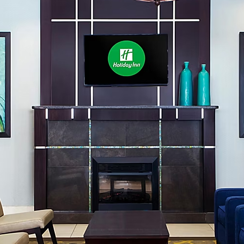 having a fireplace in the lobby is a good idea