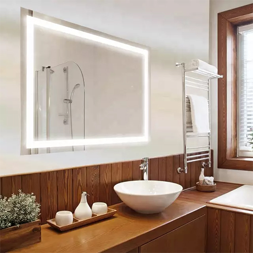 LED illuminated vanity mirror