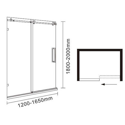 glass shower door