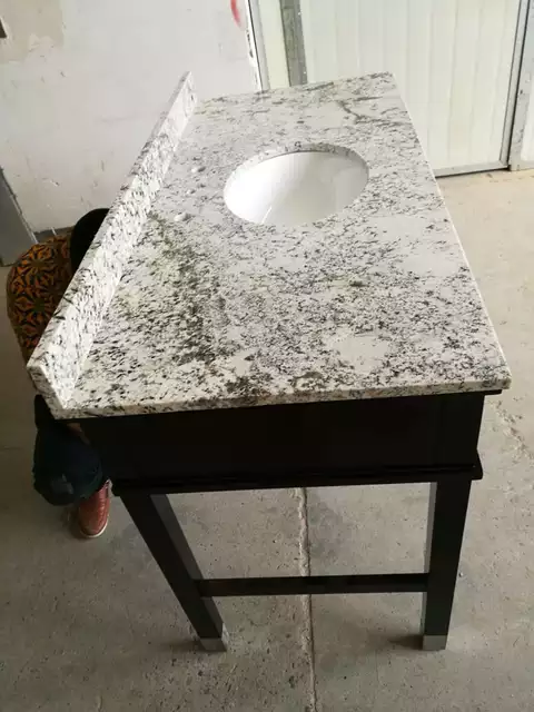 Bathroom Wood Vanity Base with Granite tops