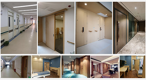 plastic laminate flush wood door