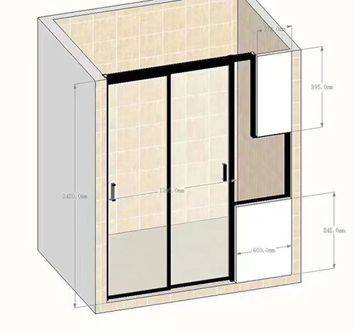 custom made glass door