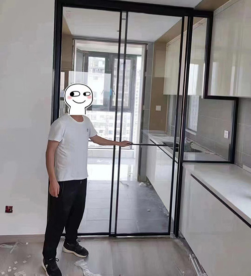 glass door custom made