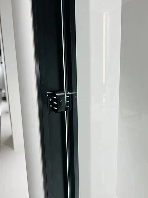 home 2 glass shower door matte black