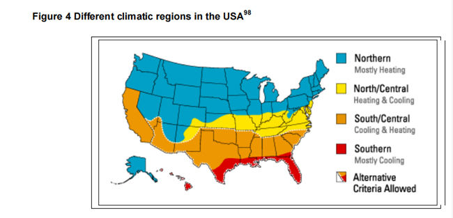 climatic region USA