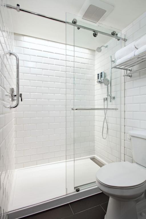 Glass Shower Door and SMC Shower Pan
