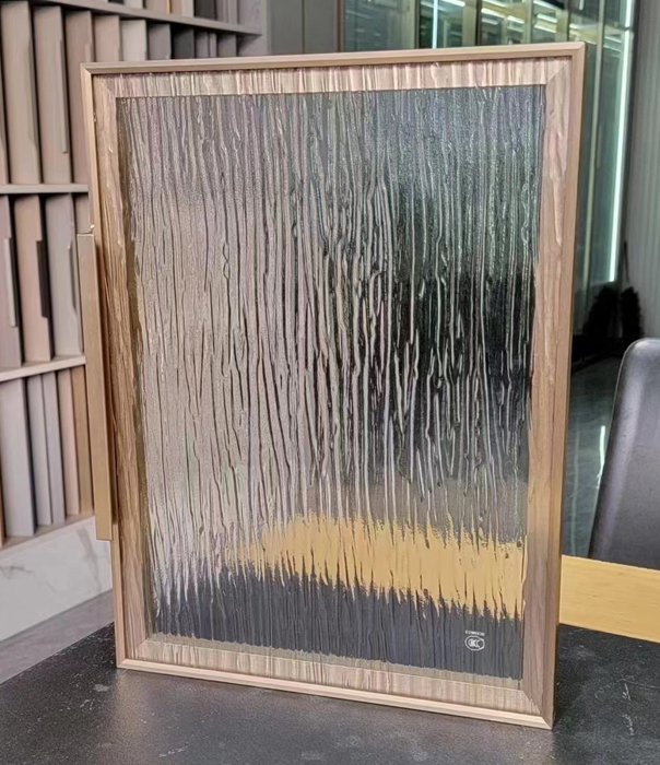railfall effect pattern glass