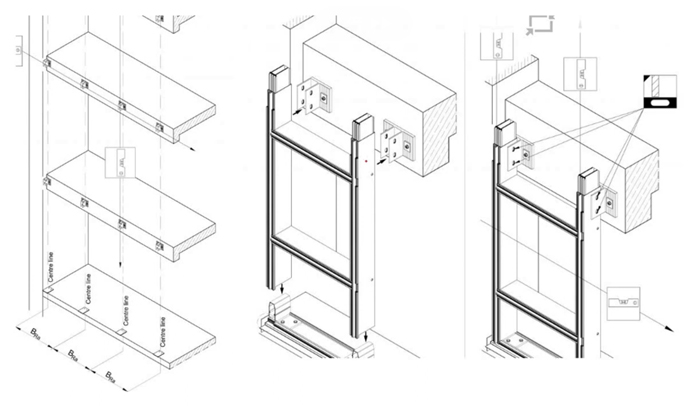 curtain wall system installation instruction