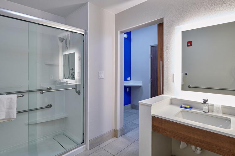 holiday inn express bathroom renovation