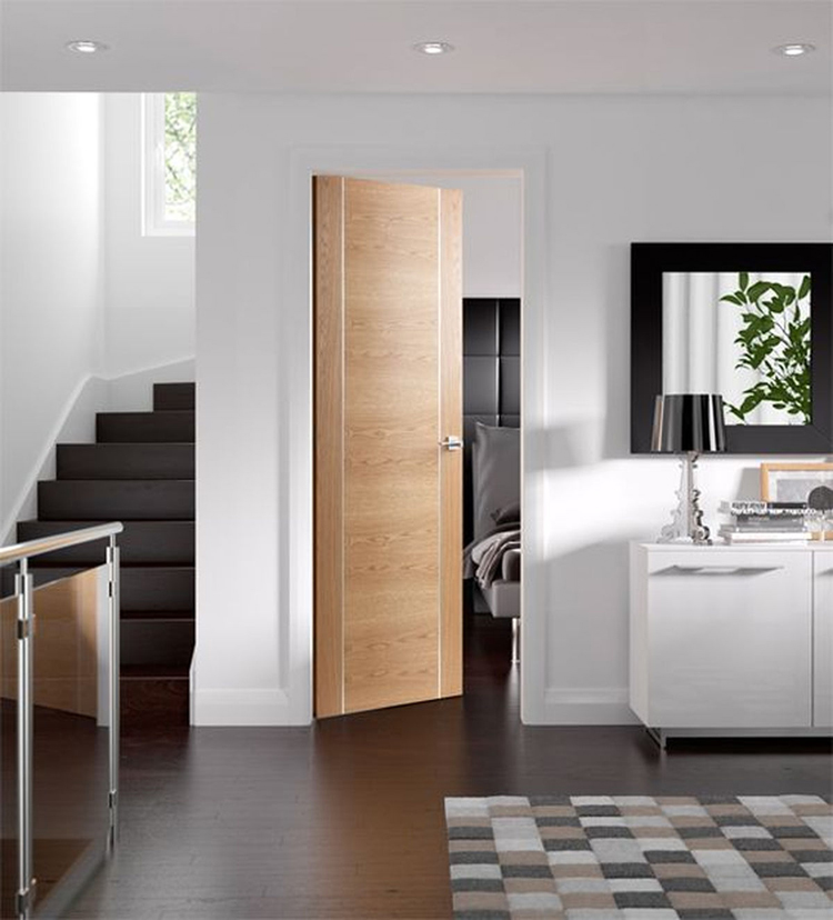 interior wooden door and millwork