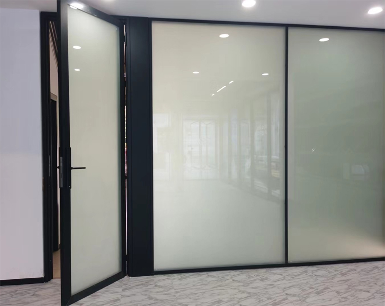 aluminum glass interior partition and wall system