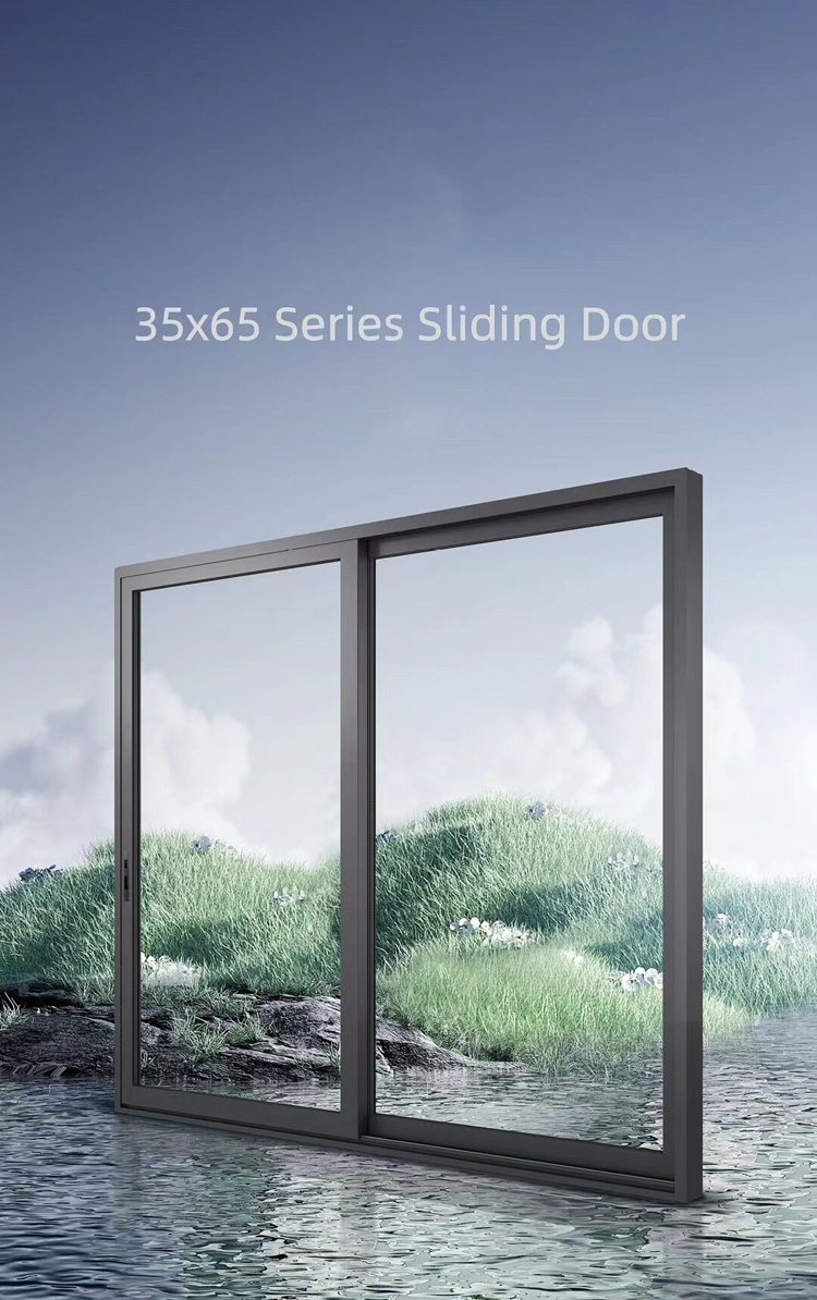 aluminum glass interior sliding door