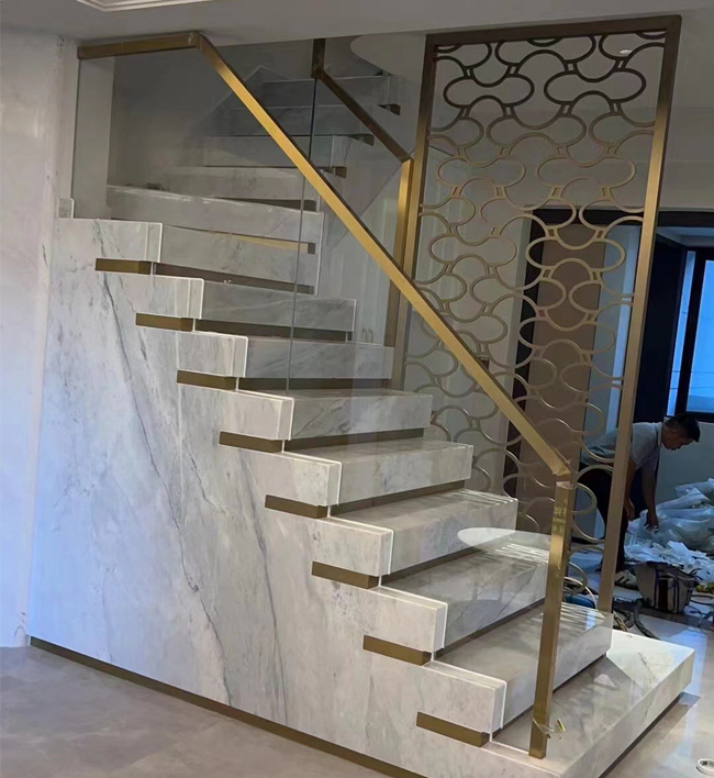 architectural glass railing and metal parttion
