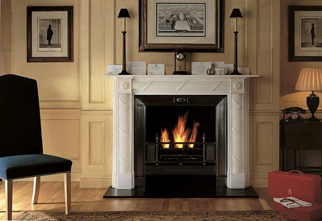 Interior Marble Fireplace Mantel Made in China