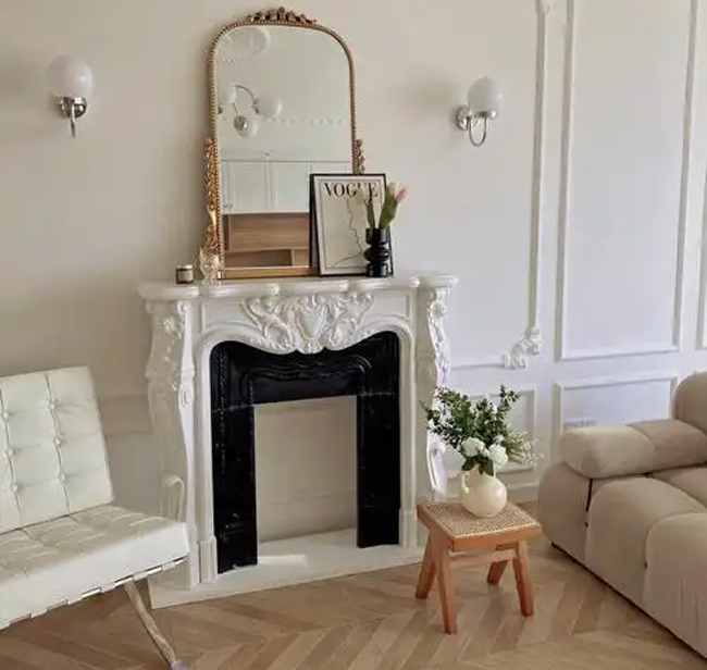 Marble Fireplace Mantel Made in China