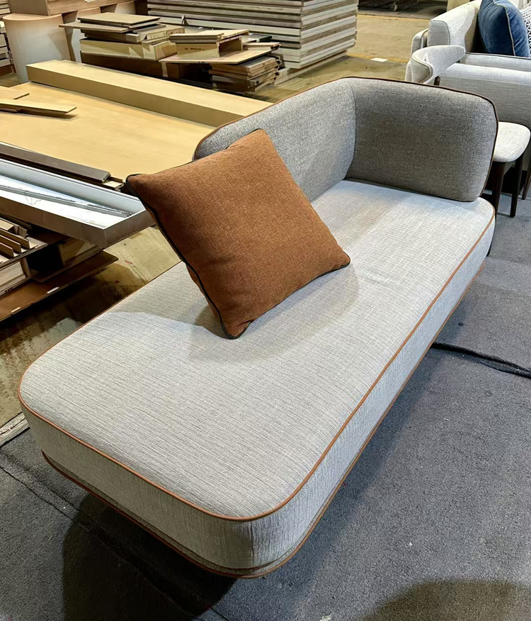 Upholstered seating furniture mockup production