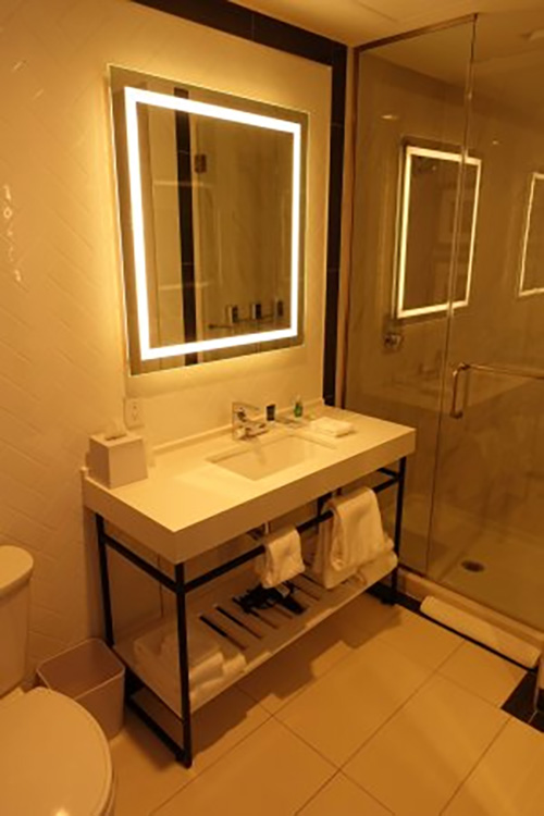 Four points hotel new york bath vanities with mirror