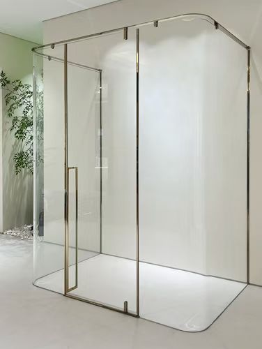 round shower enclosure