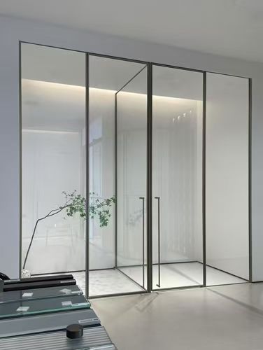 floor to ceiling glass wall