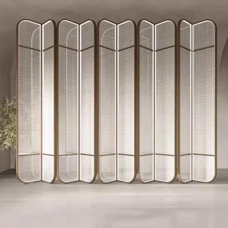 fabric laminated glass interior partition and wall divider