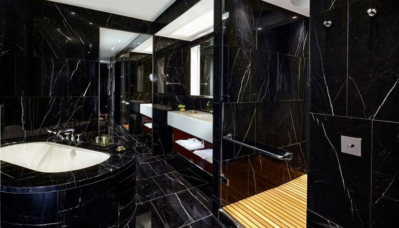 nero marquina marble for bathroom