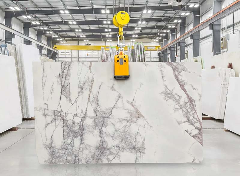 lilac marble slabs