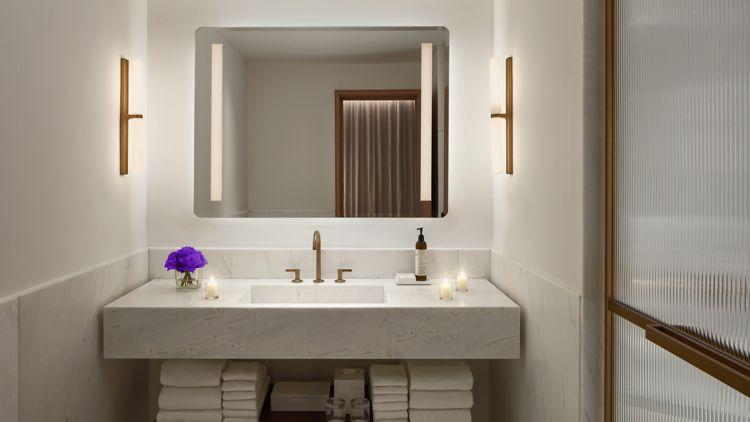 marble vanity for hotels