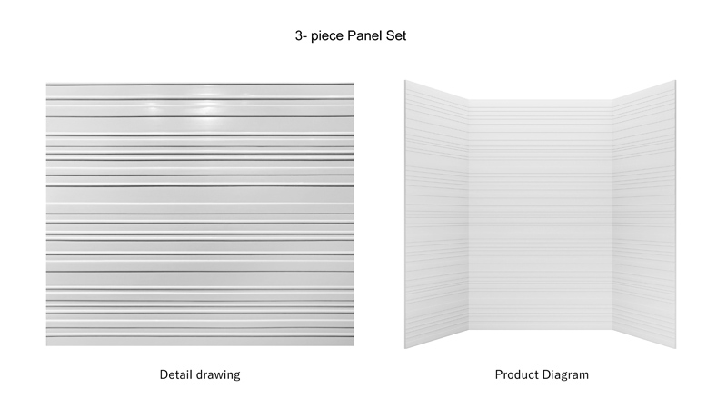 ALF03 Cultured Marble Shower Wall Panel Specification