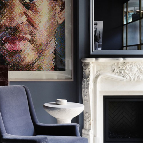 Custom Carved Marble Fireplace Mantels for USA Luxury Homes