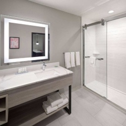 Glass and mirror for hawthorn suites by wyndham bathroom