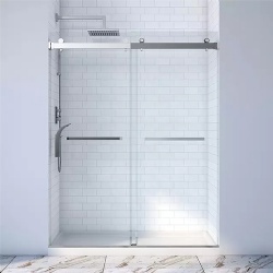 Barn Door Style Glass Shower Door