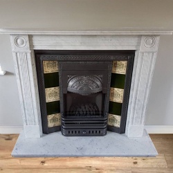 A Simple Georgian Mantel Marble Chimneypiece Fireplace
