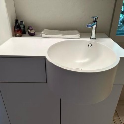 Acrylic Solid Surface Bathroom Vanities
