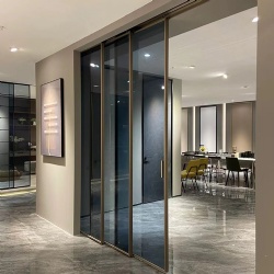 Aluminum Glass Sliding Door for Room Divider