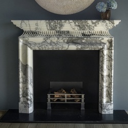 Arabescato Corchia fireplace in entrance hall to Walmer Castle