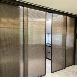 Art Laminated Glass with Linen Interlayer Saudi Arabia