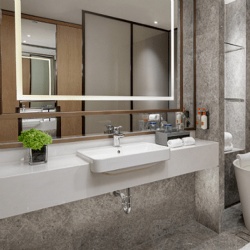 Artificial Stone Bath Vanities and Lavatory Ceramic Basin