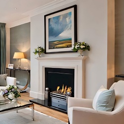 Cambridg grande marble fireplace surround