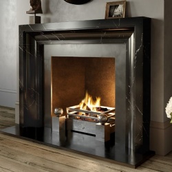 Chesney Scarpa Stone Fireplace Mantel