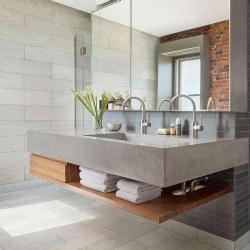 Concrete Bathroom Vanities for Australia Hotels