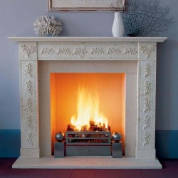 Coral Limestone Fireplace Mantel
